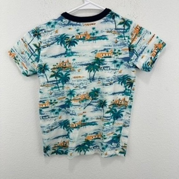 Crewcuts Boys Size 6/7 Palm Tree Short Sleeve T-Shirt Summer Back to School - Picture 5 of 5